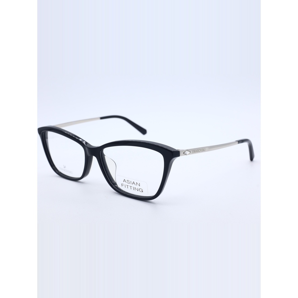 Swarovski SK 5314-F 001 Shiny Black Plastic Optical Eyeglasses Frame 54-14-140